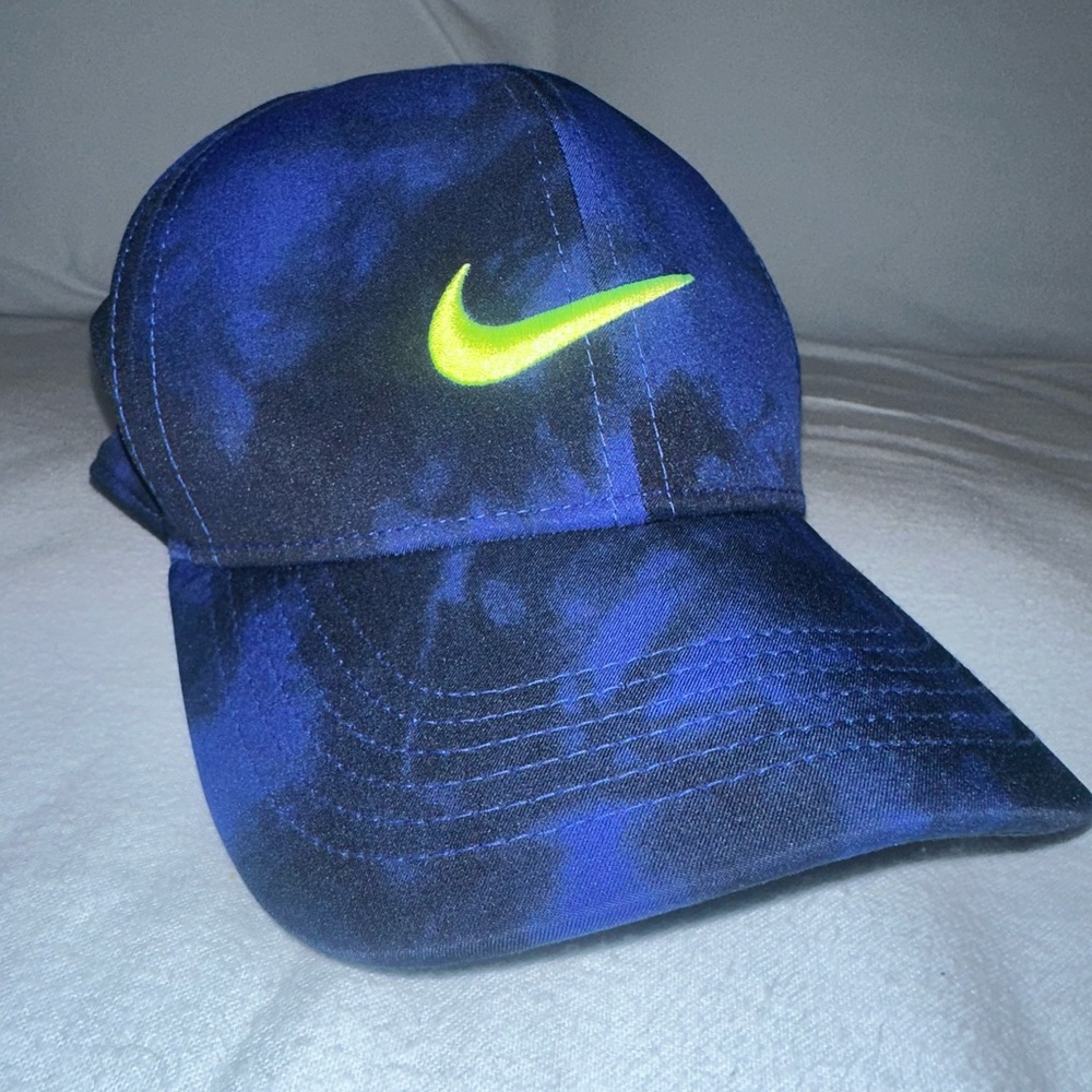 Nike Blue and Yellow Men's Cap